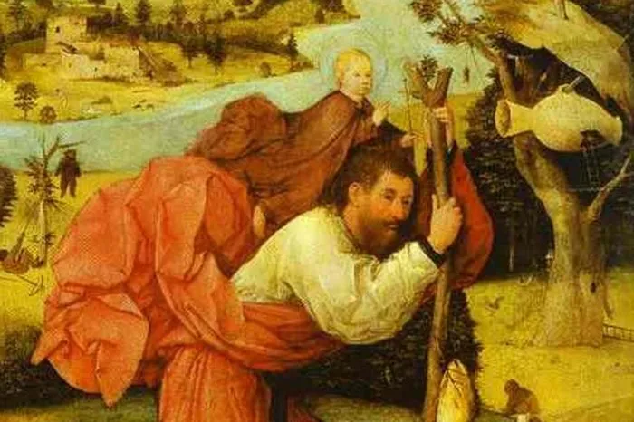 São Cristovão é considerado o padroeiro dos motoristas, condutores e viajantes. Hieronymus Bosch / Museu Boymans-van Beuningen/ABC Gallery
