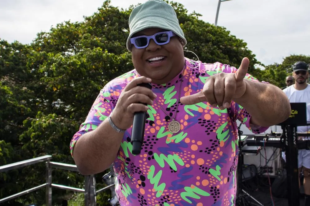 Banda Pagode do Segredo no Bloco As Derrubadas da Bomba. Foto: Deivid Silva