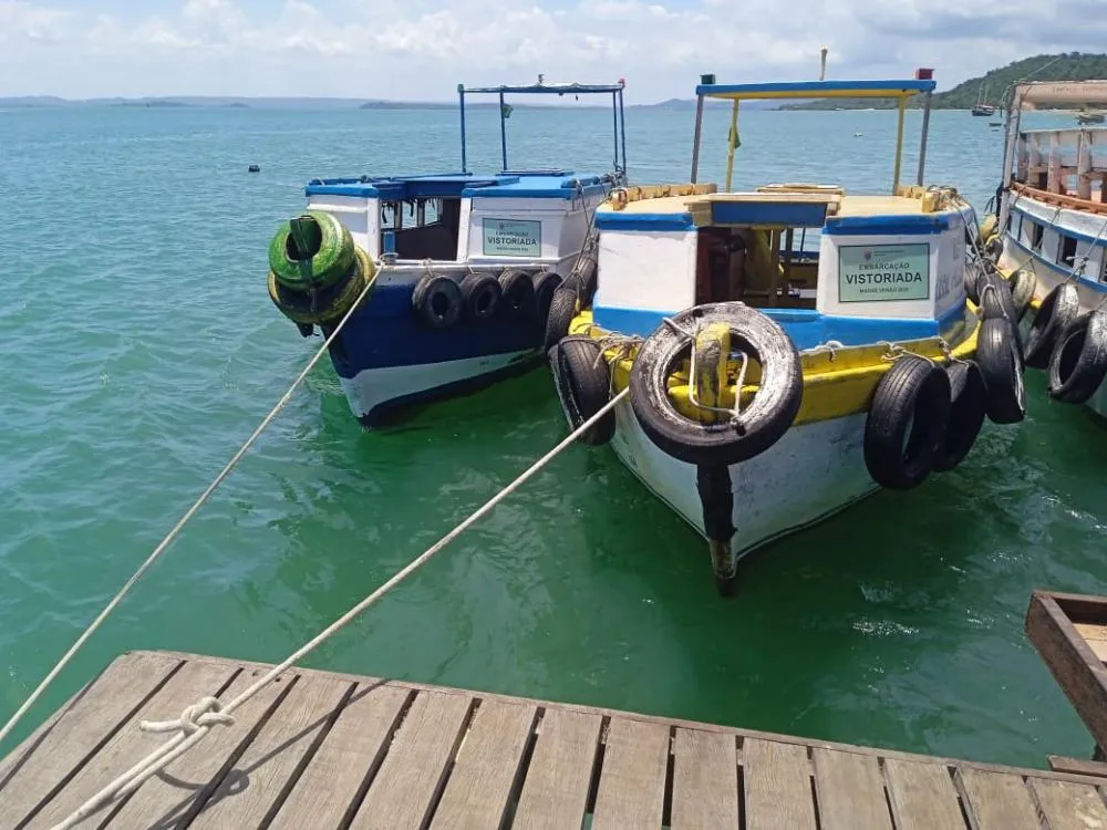 Fiscalização do transporte aquaviário de Madre de Deus. Foto: MP-BA