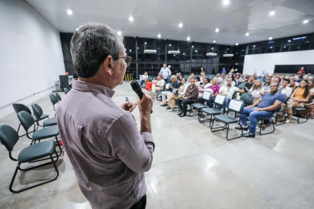 Reunião de apresentação de obras do Centro histórico de Camaçari. Foto: Patrick Abreu