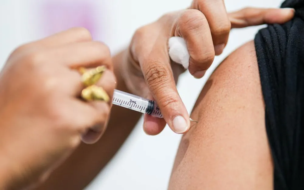 Campanha de vacinação contra a gripe. Foto: Patrick Abreu