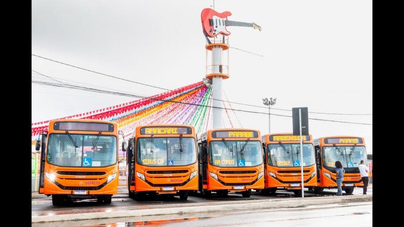 ENTREGA DOS ÔNIBUS DO SISTEMA EMERGENCIAL EM CAMAÇARI